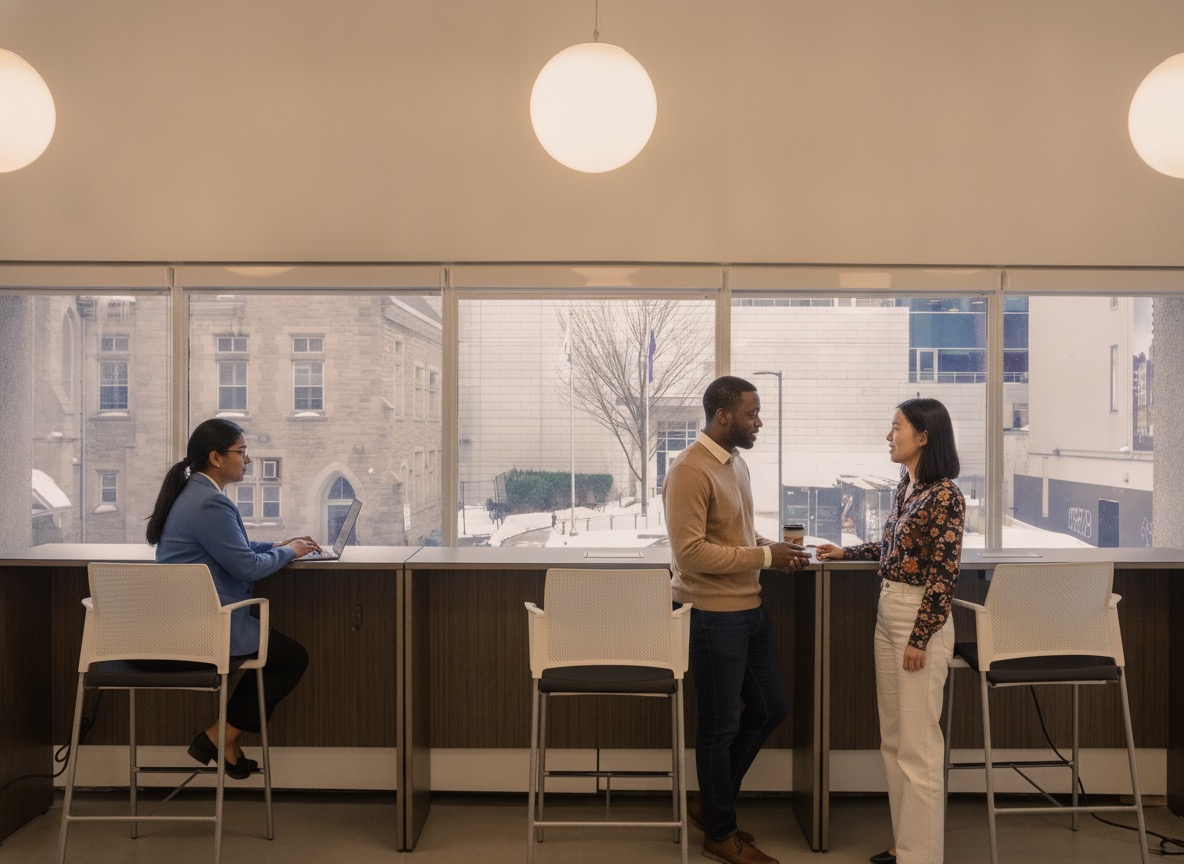 Bureau privé meublé dans un centre TCC Canada