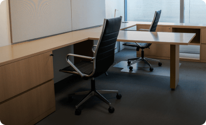 Small office space for 2-4 people