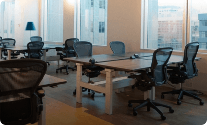 Team office space for 4 or more people