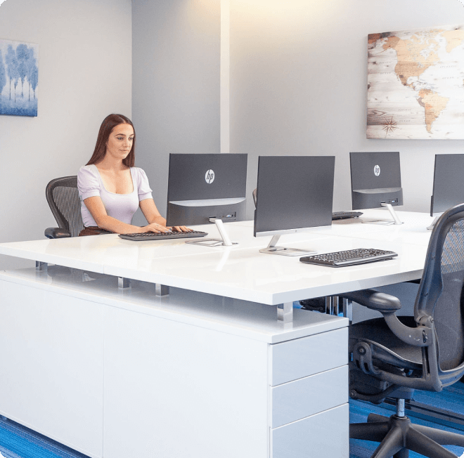 Office space designed for teamwork