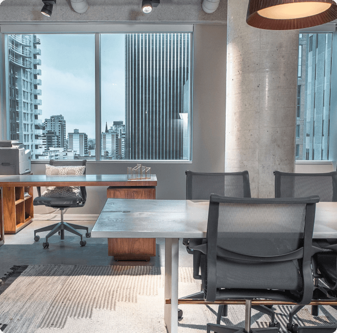 Collaborative office space for large teams