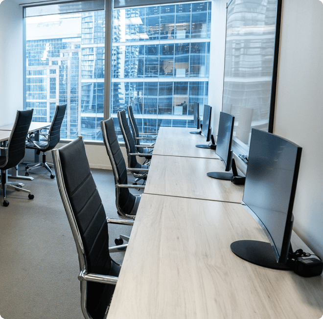 Compact office space for small teams
